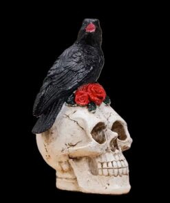 The Gothic Sentinel Raven & Skull