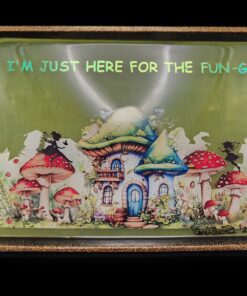 Just Here for the Fun-gi Glow in the Dark Rolling Tray